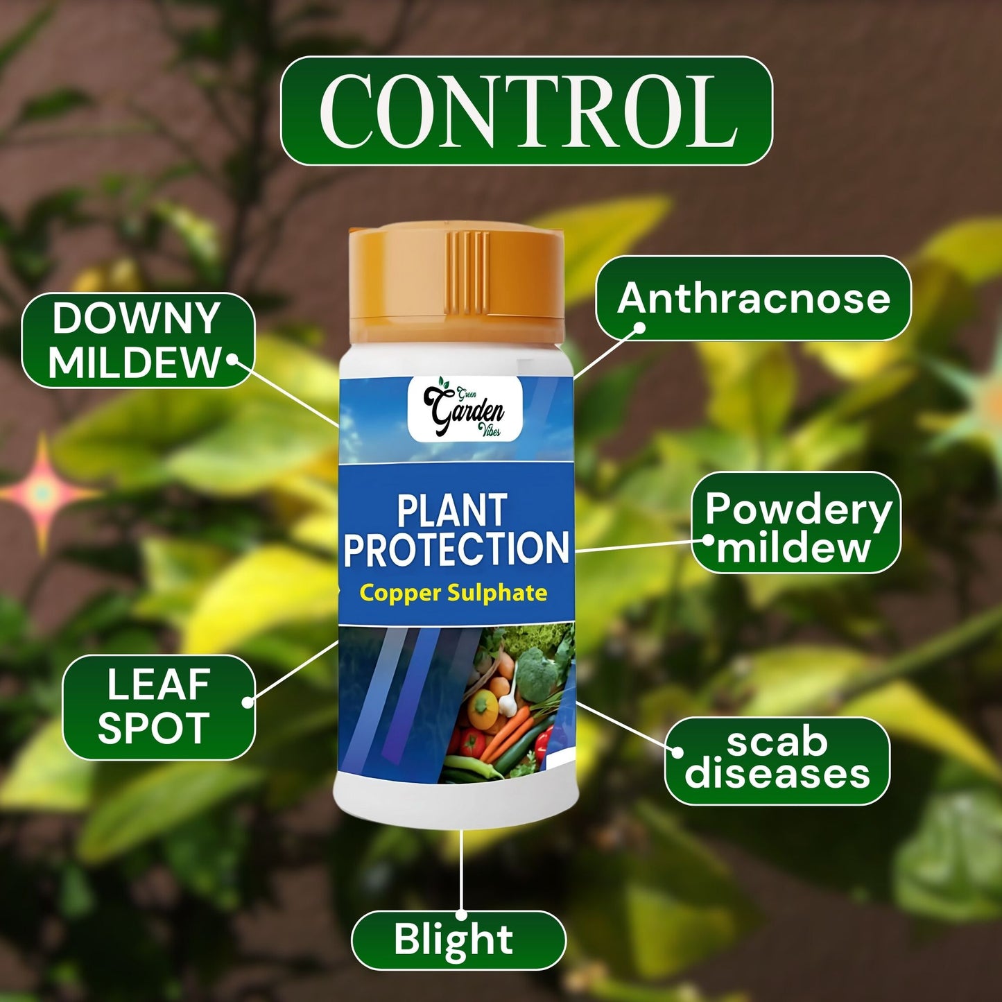 GGV Premium Grade Copper Sulphate for Plant Protection | Fungicide & Bactericide