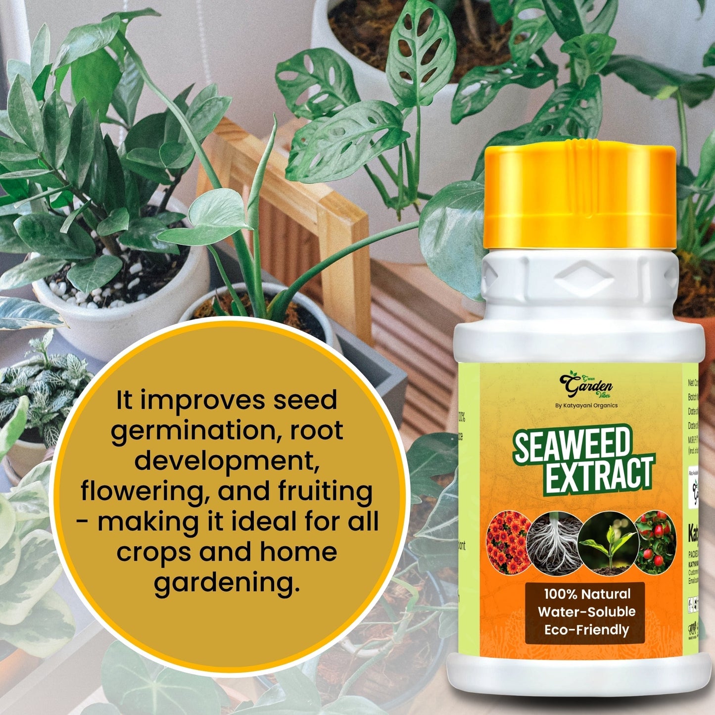 GGV Organic Seaweed Extract Fertilizer Green Garden Vibes