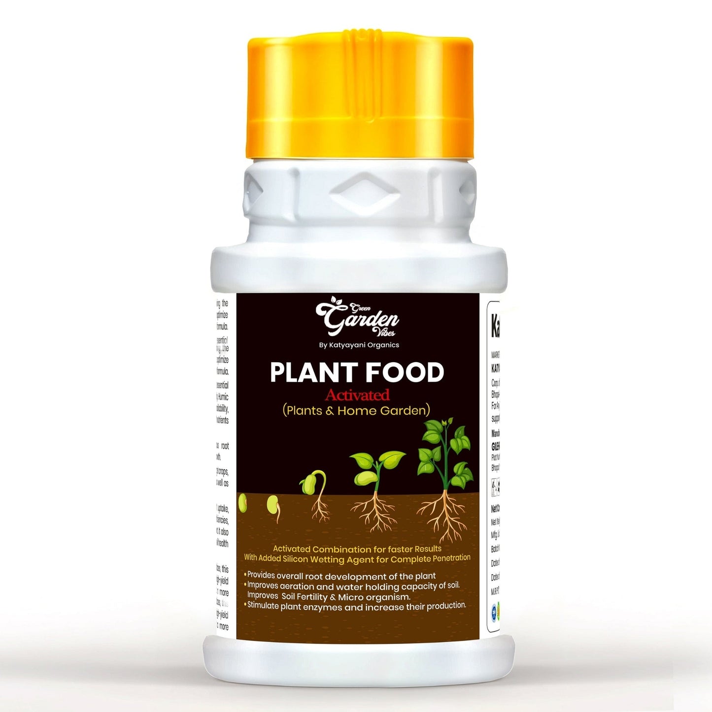 GGV Activated Humic Acid + Fulvic Acid 98% | Organic Soil Conditioner & Plant Growth Enhancer Green Garden Vibes Canada