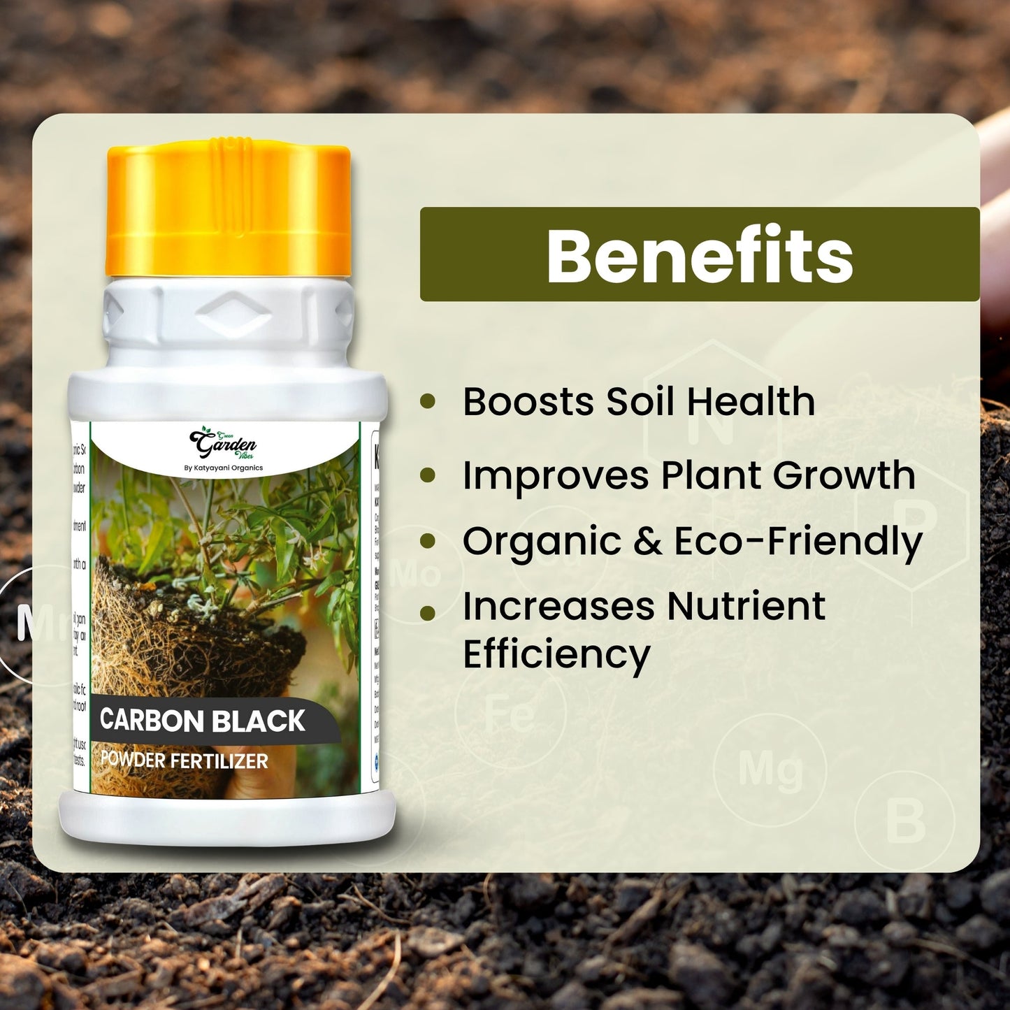 GGV Carbon Black Fertilizer Green Garden Vibes Canada