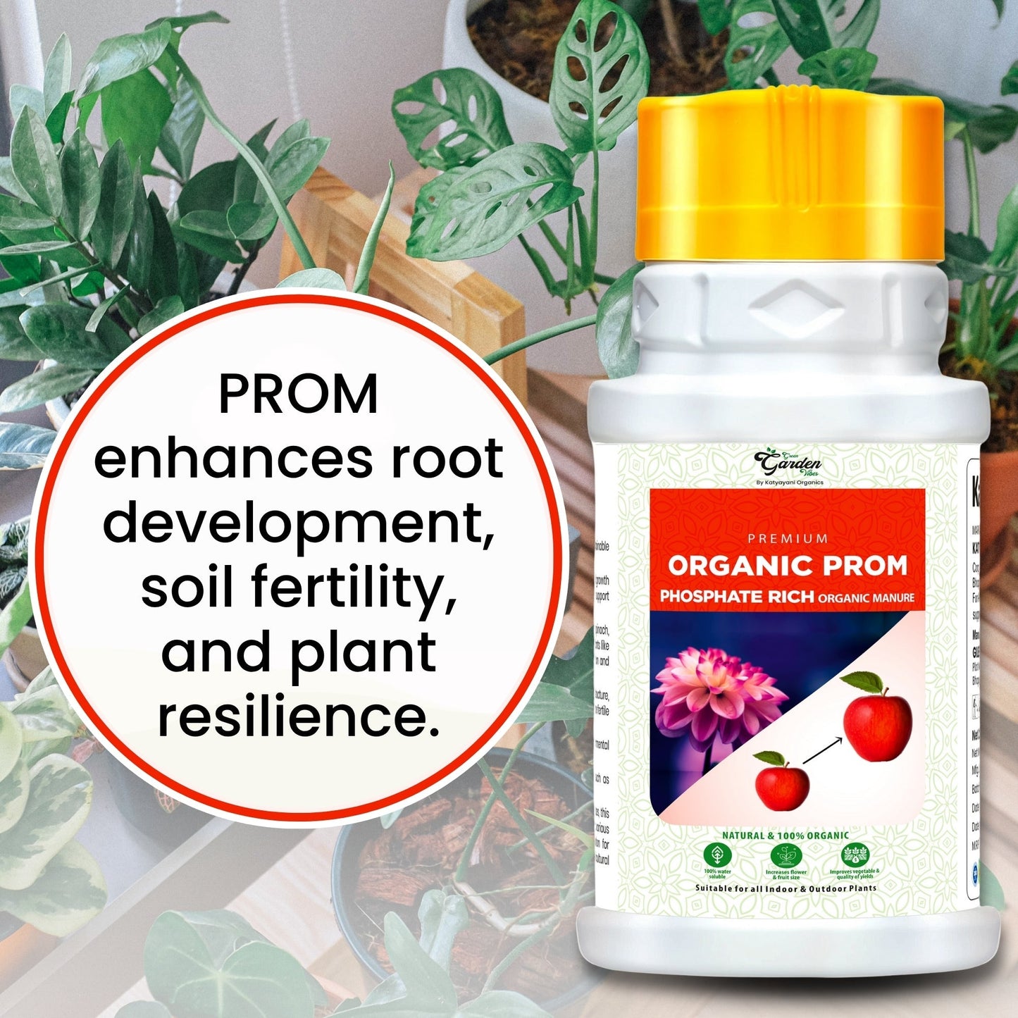 GGV Prom Organic Fertilizer | Phosphate Rich Organic Manure Green Garden Vibes Canada