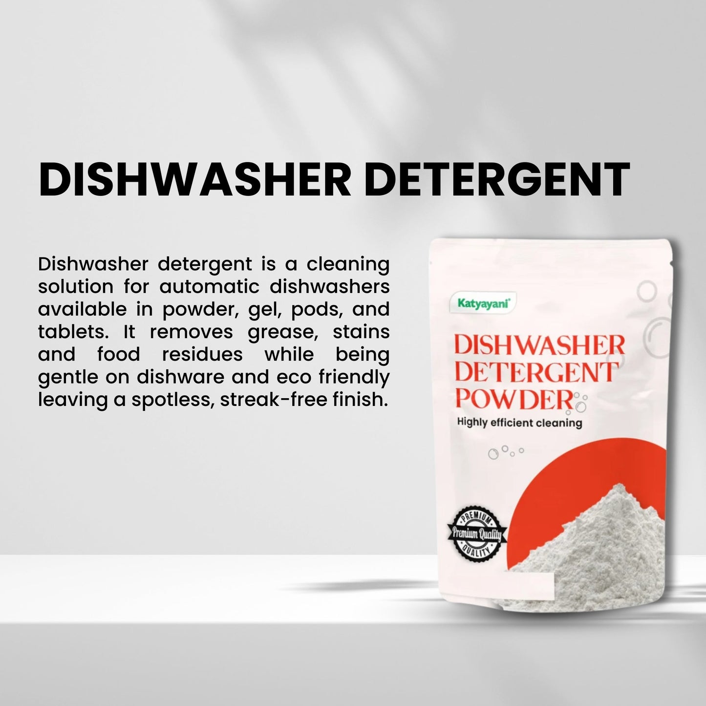 GGV Dishwasher Detergent 454 gm (1 lb)-Cleaning Grade Green Garden Vibes Grades
