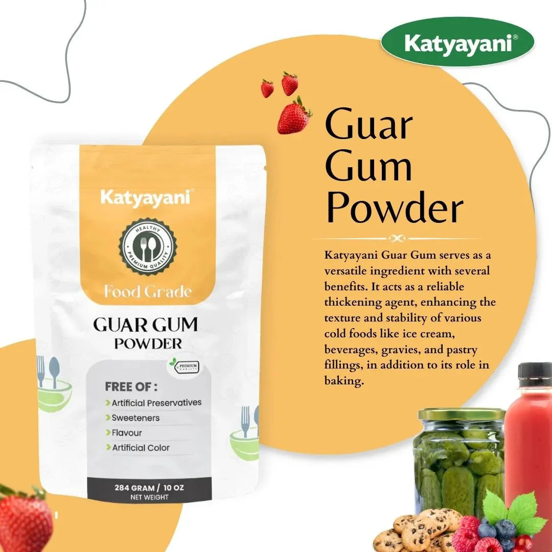 Guar Gum Powder 284 gm (10 oz)-Food Grade Green Garden Vibes Grades