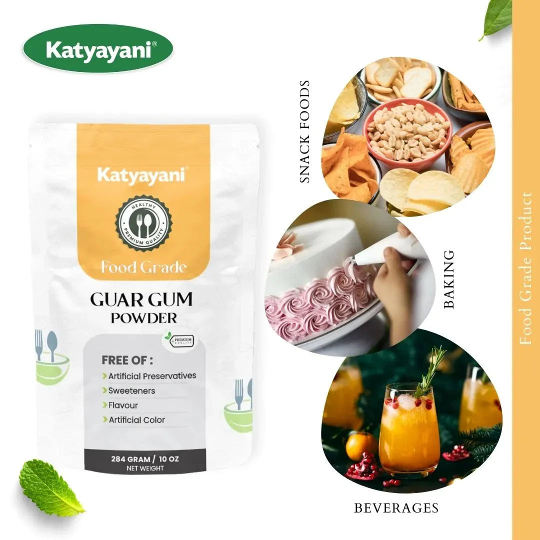 Guar Gum Powder 284 gm (10 oz)-Food Grade Green Garden Vibes Grades