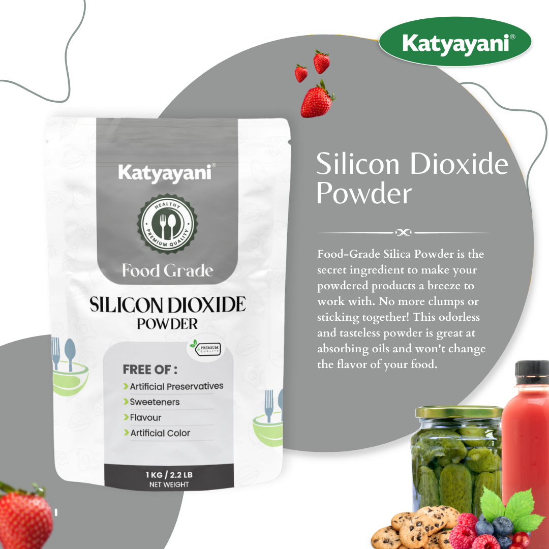 Silicon Dioxide 1kg (2.2 lb)-Food Grade Green Garden Vibes Grades