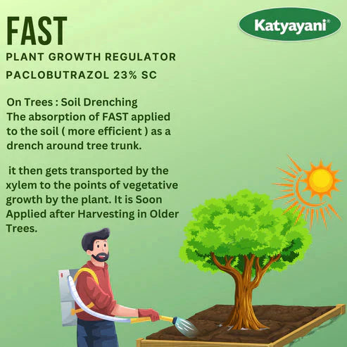 Buy 1 Get 1 Free β Katyayani FAST Paclobutrazol 23% SC | Plant Growth Regulator for Mango & Vegetables | Global Farming Green Garden Vibes Canada