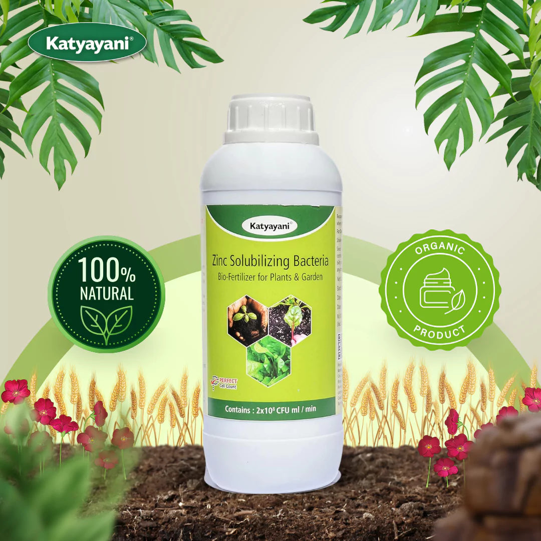 GGV Zinc Solubilizing Bacteria Bio Fertilizer Green Garden Vibes