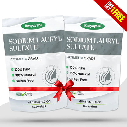 GGV Sodium Lauryl Sulfate (SLS) Cosmetic Grade 454 gm | Buy 1 Get 1 Free | High-Purity Foaming & Cleansing Agent for Personal Care Formulations Green Garden Vibes Canada
