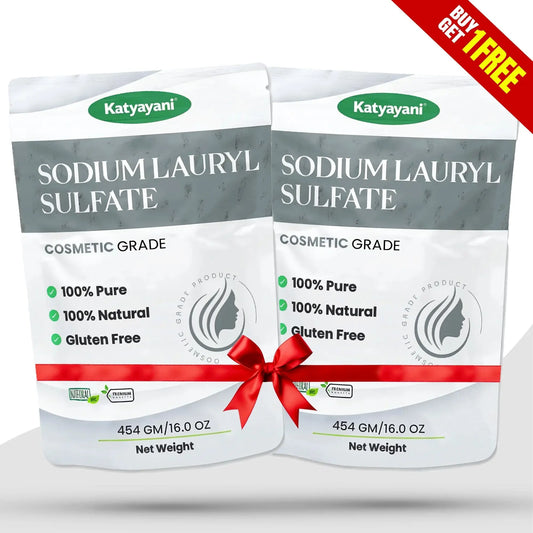 GGV Sodium Lauryl Sulfate (SLS) Cosmetic Grade 454 gm | Buy 1 Get 1 Free | High-Purity Foaming & Cleansing Agent for Personal Care Formulations Green Garden Vibes Canada