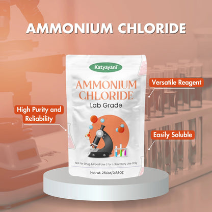 GGV Ammonium Chloride Laboratory-Grade 500gm (17.6oz) Green Garden Vibes Grades