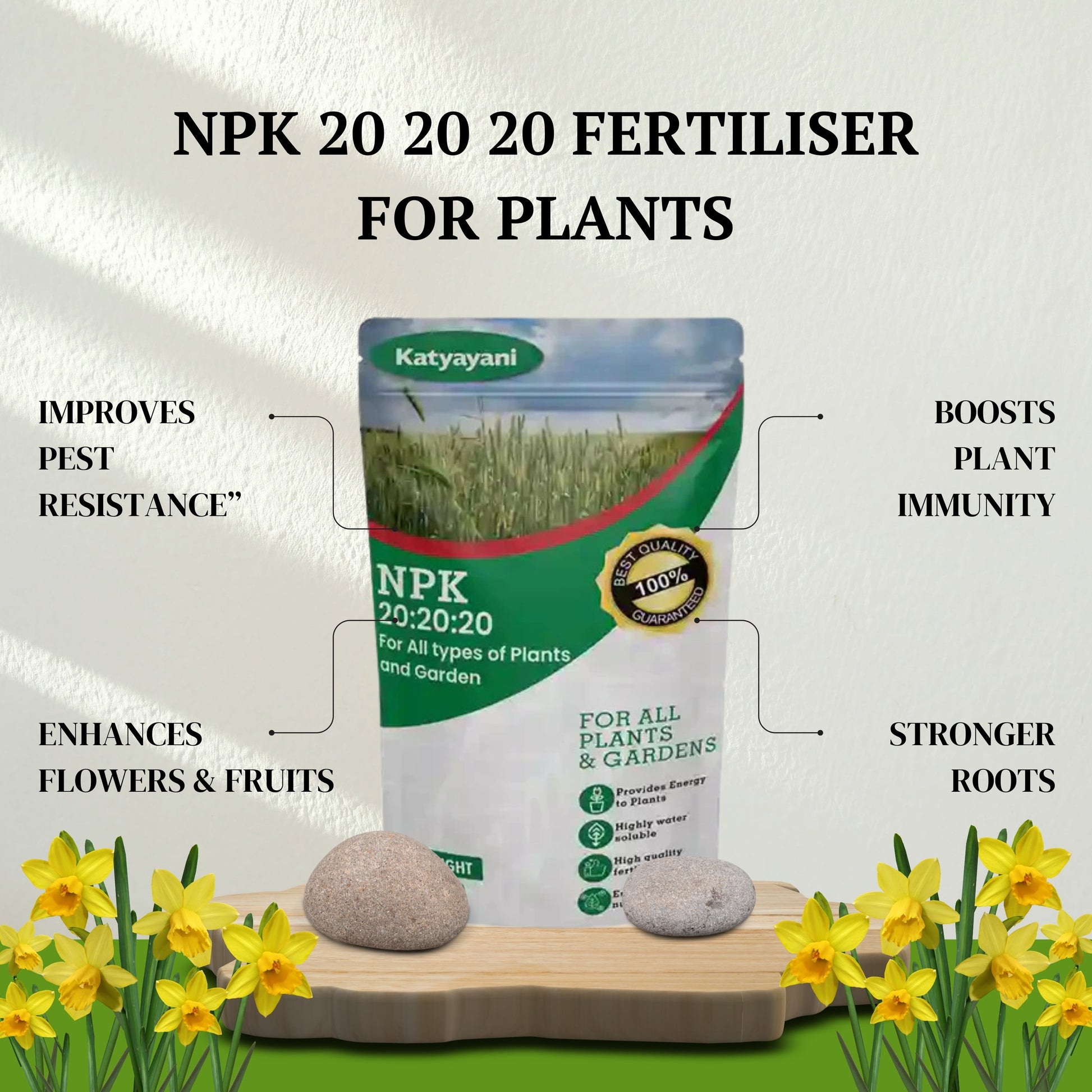 GGV NPK 20 20 20 fertiliser for plants Green Garden Vibes Canada