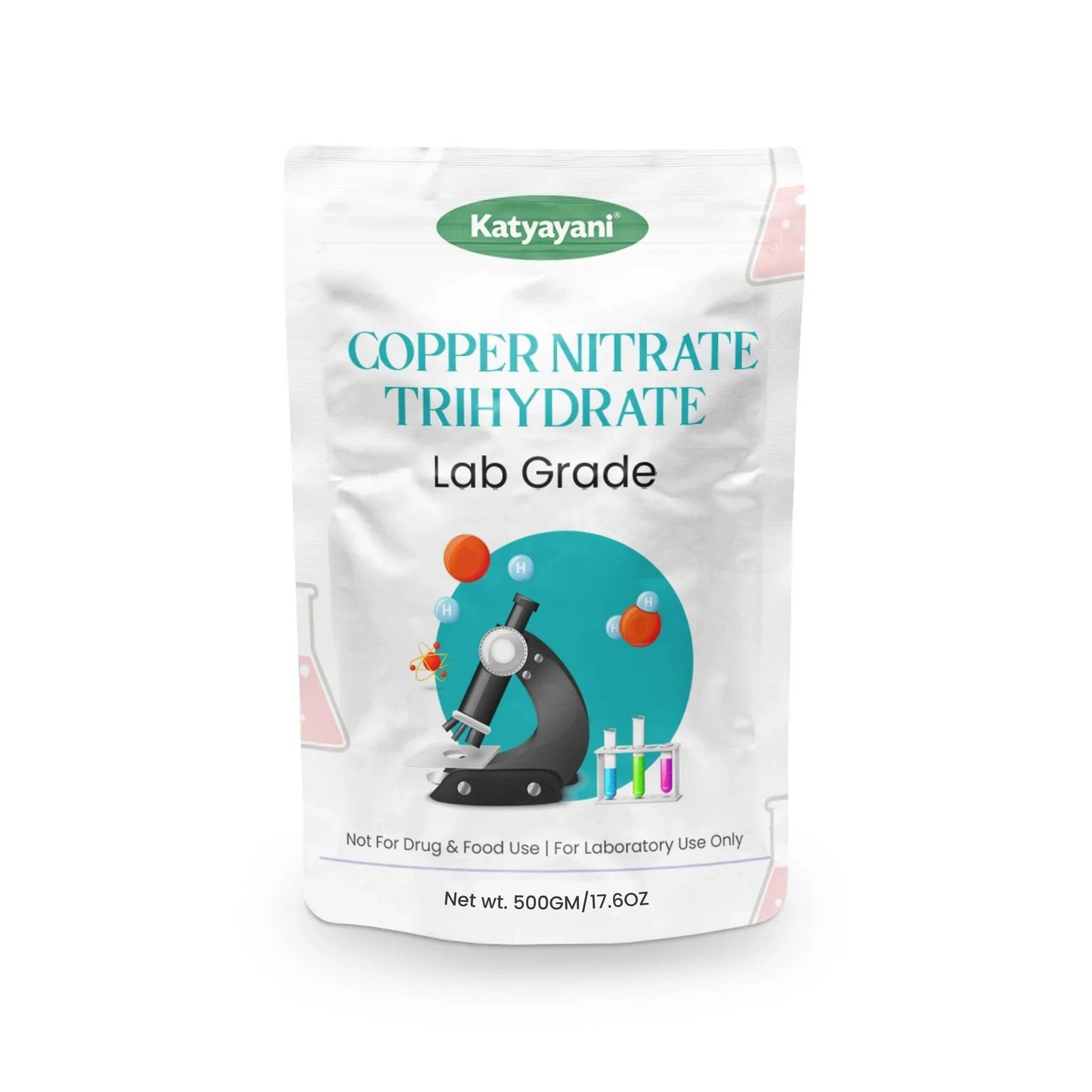 GGV Copper Nitrate Trihydrate, 500gm (17.6oz)-Lab Grade Green Garden Vibes Grades