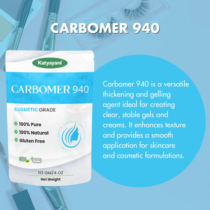 GGV Carbomer 940 113 gm (4 oz)-Cosmetic Grade Green Garden Vibes Grades