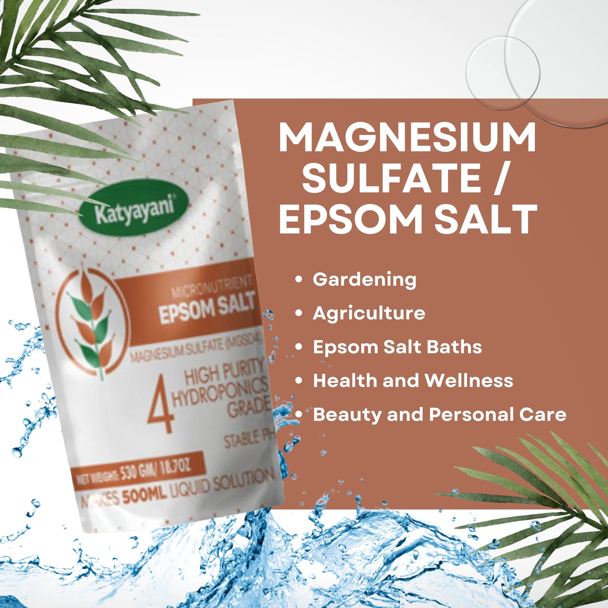 GGV Magnesium Sulfate / Epsom salt Green Garden Vibes Hydroponics