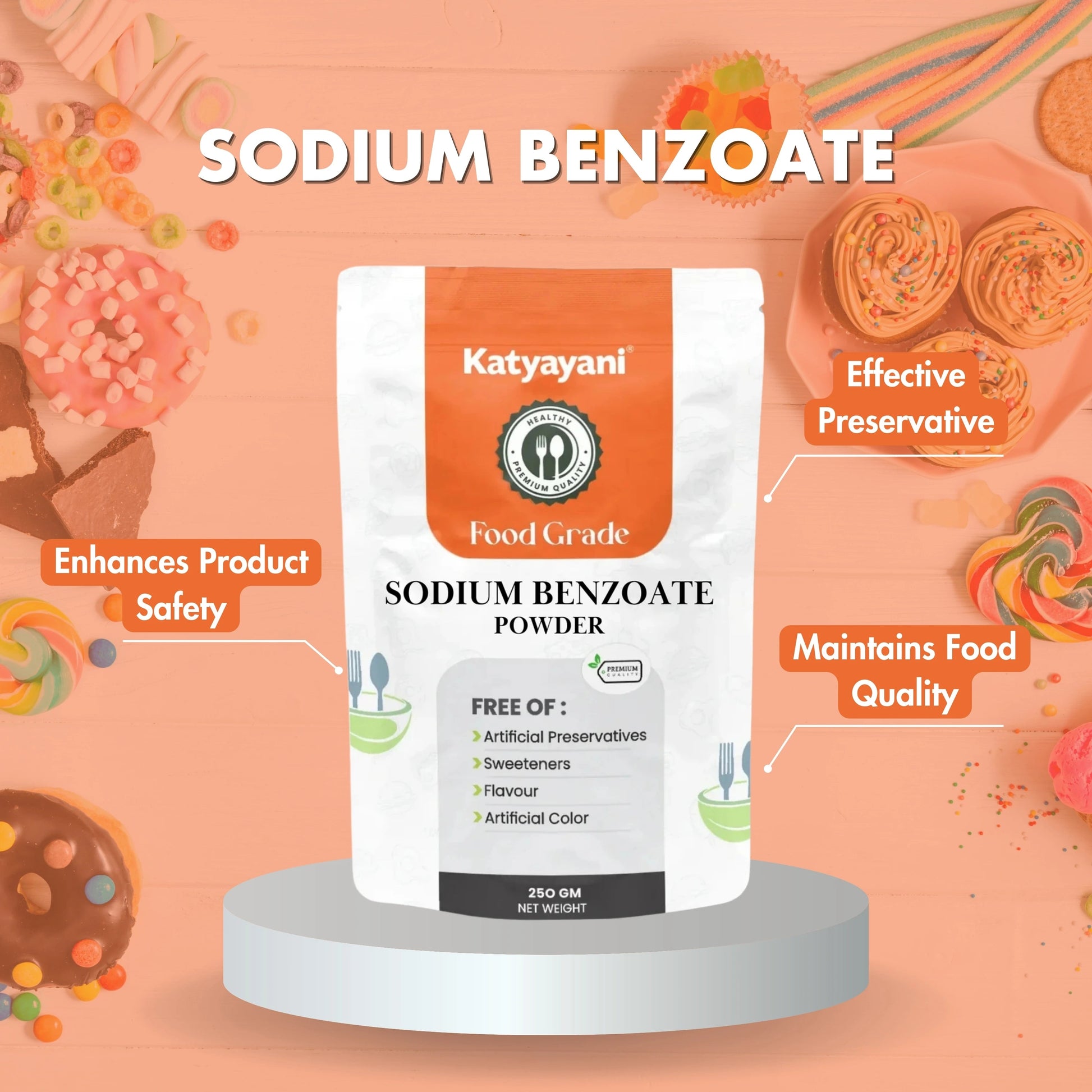 GGV Sodium Benzoate-Food Grade Green Garden Vibes Grades