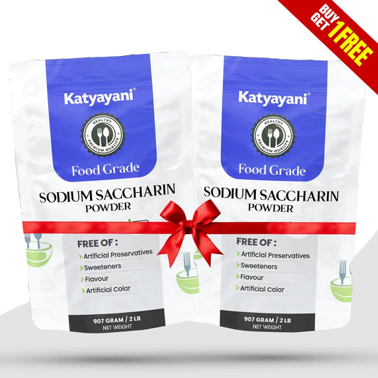 GGV Sodium Saccharin 907 gm (2 lbs) – Food Grade Powder | Buy 1 Get 1 Free | High-Intensity Sweetener Green Garden Vibes Canada