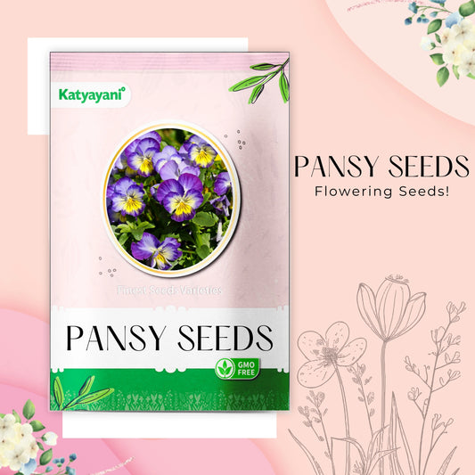 GGV Pansy Swiss Giant Mix Flowering Seeds