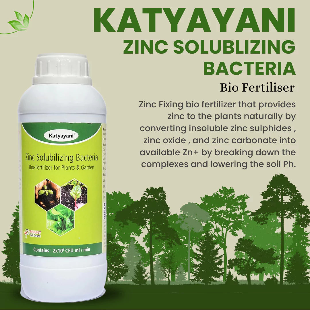 GGV Zinc Solubilizing Bacteria Bio Fertilizer Green Garden Vibes