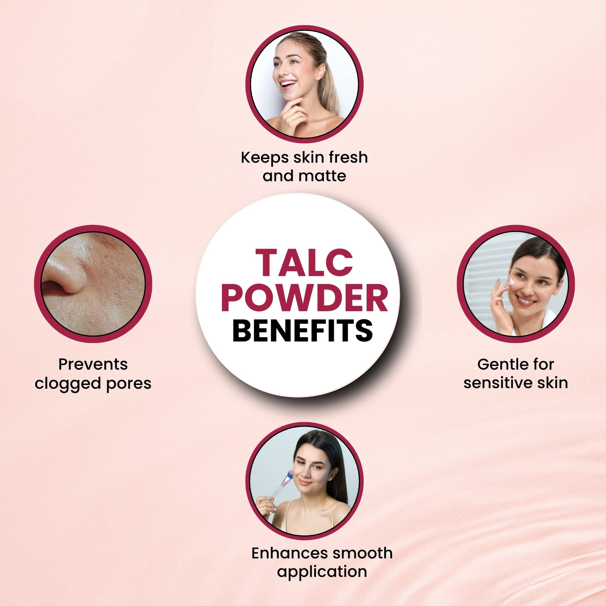 GGV Talc Powder, 500gm (18oz)-Cosmetic Grade Green Garden Vibes Grades