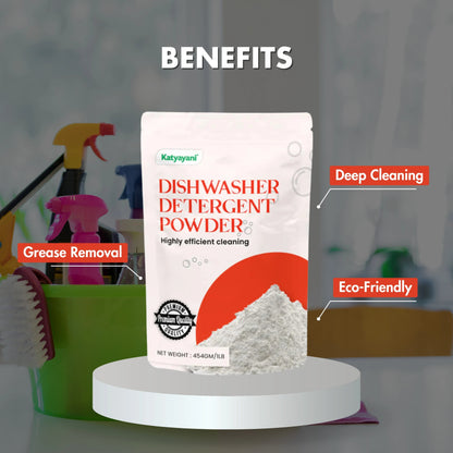 GGV Dishwasher Detergent 454 gm (1 lb)-Cleaning Grade Green Garden Vibes Grades