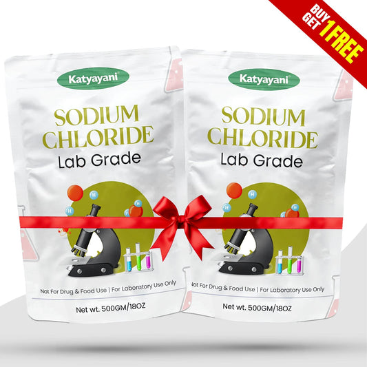 GGV Katyayani Sodium Chloride Lab Grade 500 gm | Essential Laboratory Chemical | Buy 1 Get 1 Free Green Garden Vibes Canada