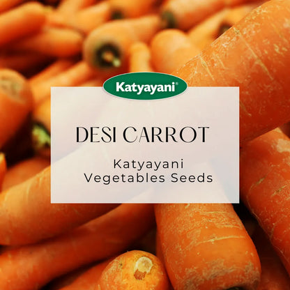 GGV Desi Carrot (long) Vegetable Seeds