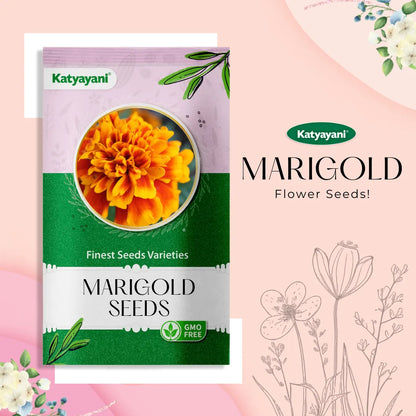 GGV Marigold French Flowering Seeds