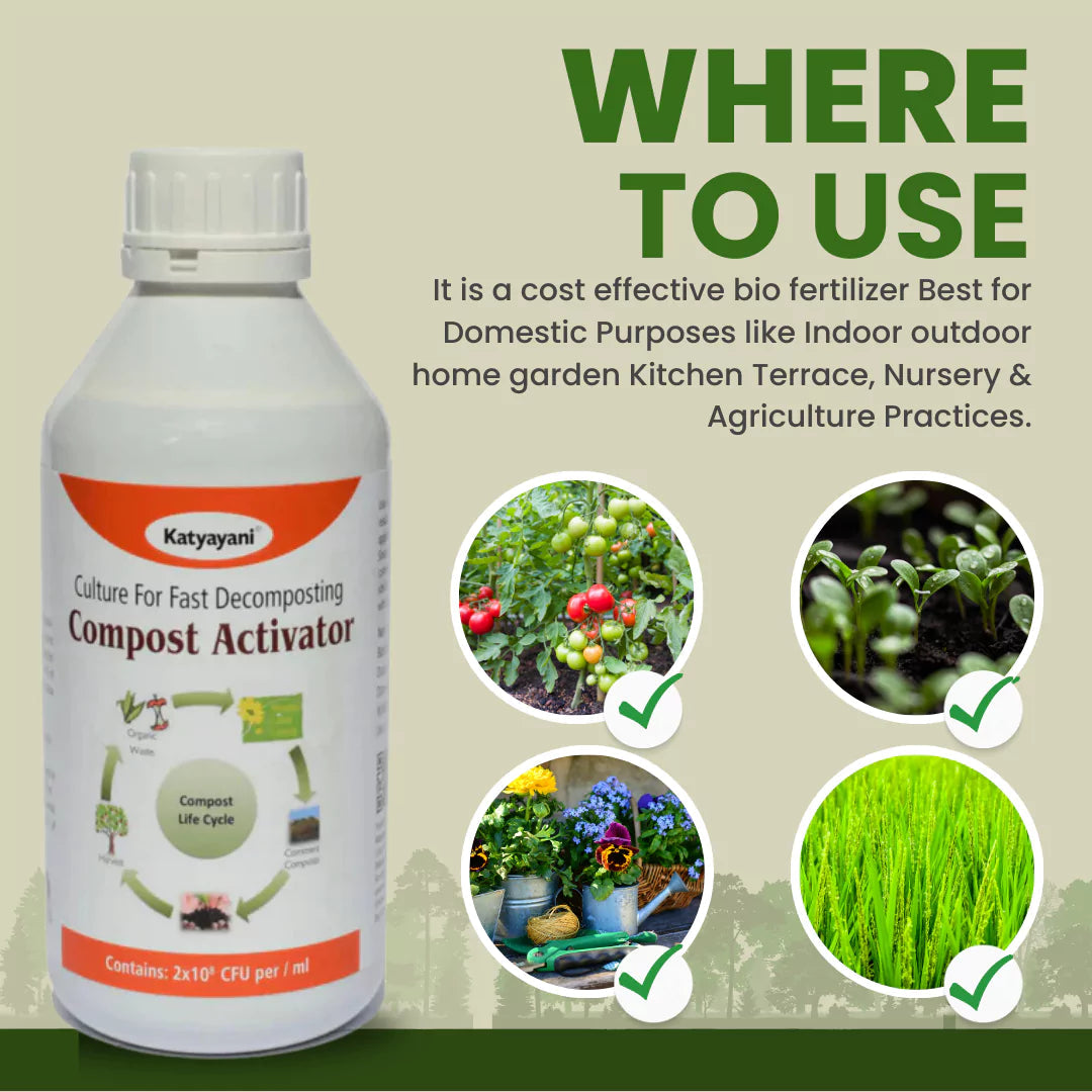 GGV Compost Activator: Bio Decomposing Culture Green Garden Vibes