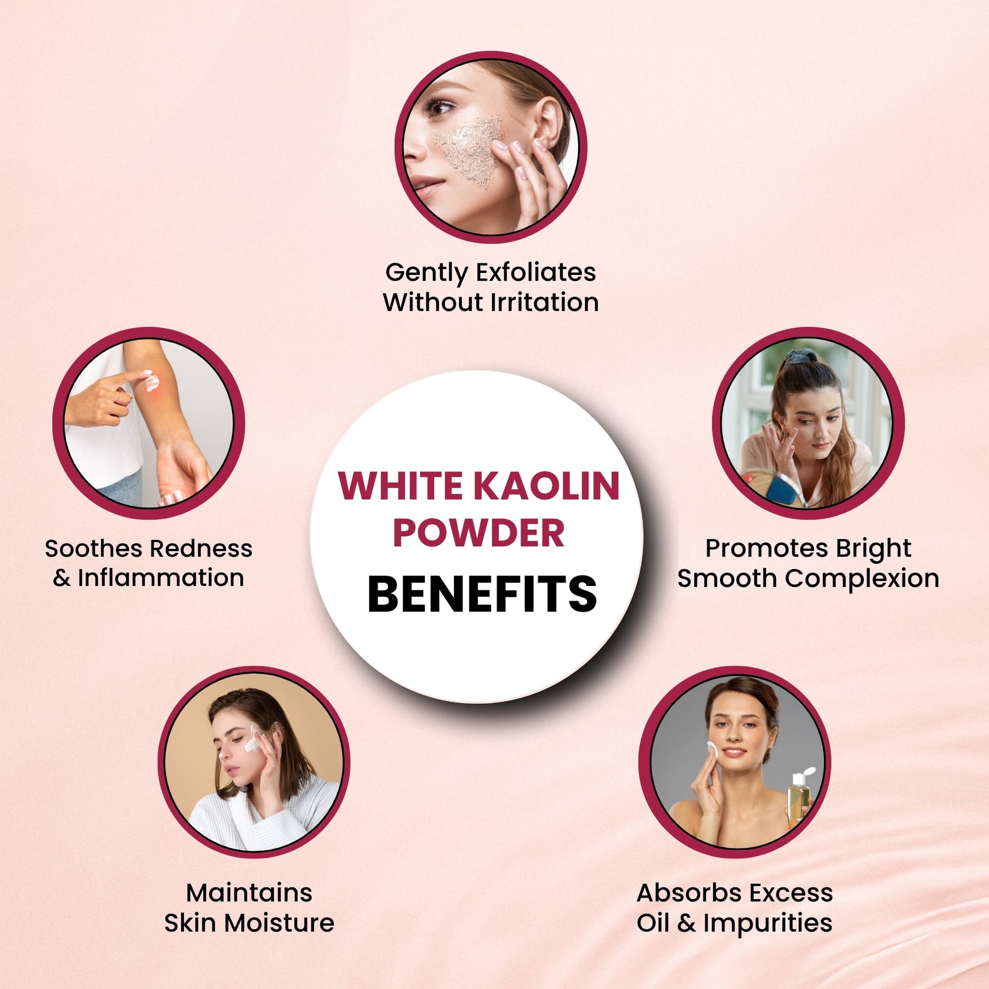 GGV White Kaolin 454gm (16oz)-Cosmetic Grade Green Garden Vibes Grades