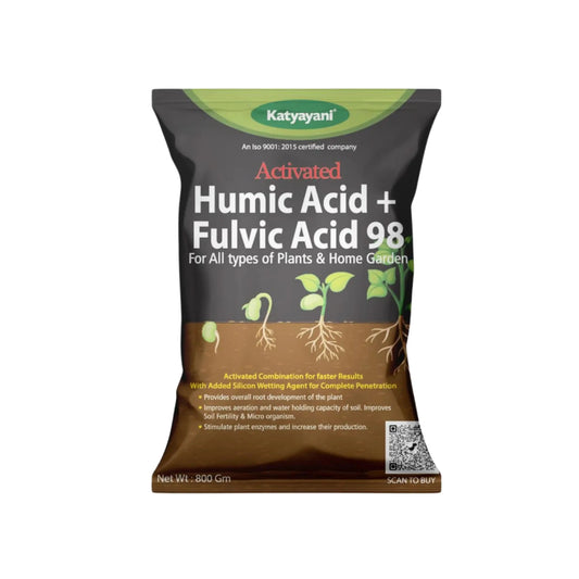 GGV Activated Humic Acid + Fulvic Acid 98% | Organic Soil Conditioner & Plant Growth Enhancer Green Garden Vibes Canada