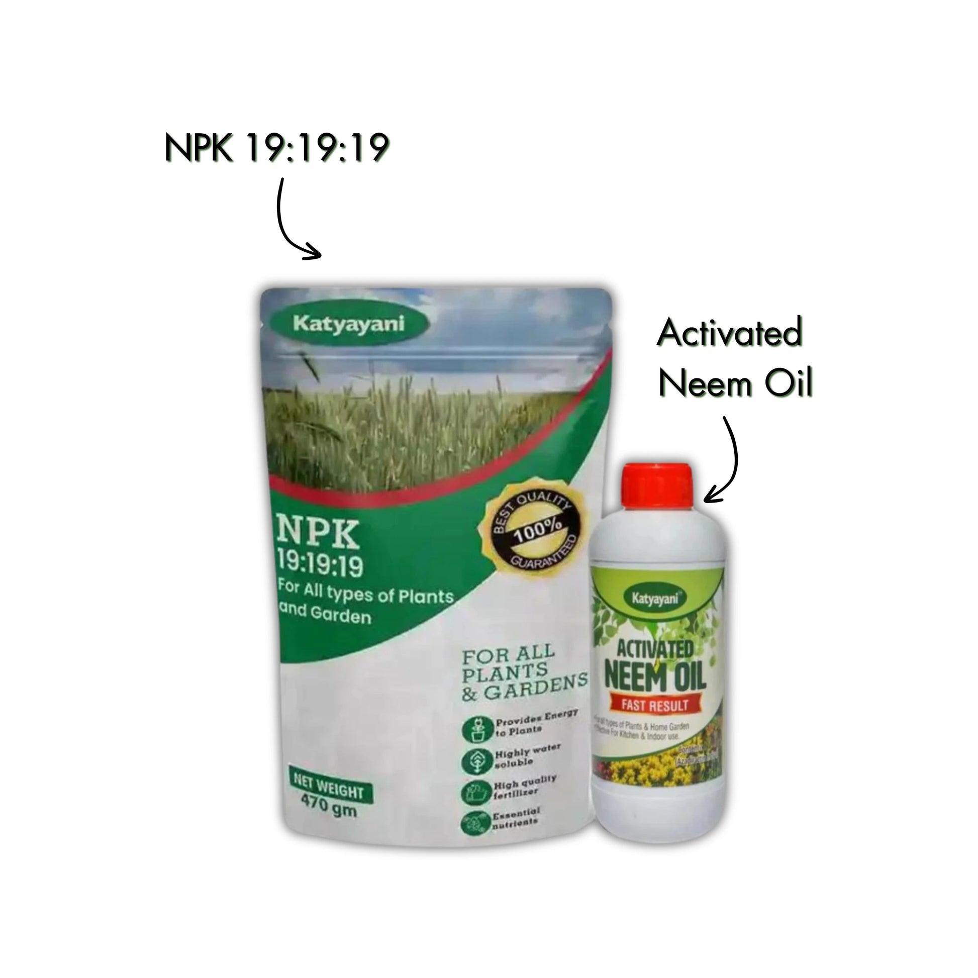 GGV NPK 19 19 19 100% Water Soluble Fertilizer with Neem Oil Green Garden Vibes Canada