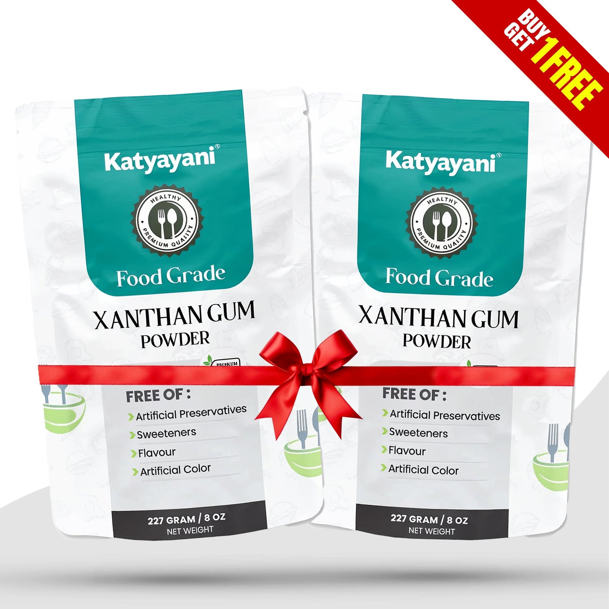 GGV Xanthan Gum 227 gm (8 oz) – Food Grade Powder | Buy 1 Get 1 Free | Natural Thickener, Stabilizer & Emulsifier for Gluten-Free Baking and Sauces Green Garden Vibes Canada