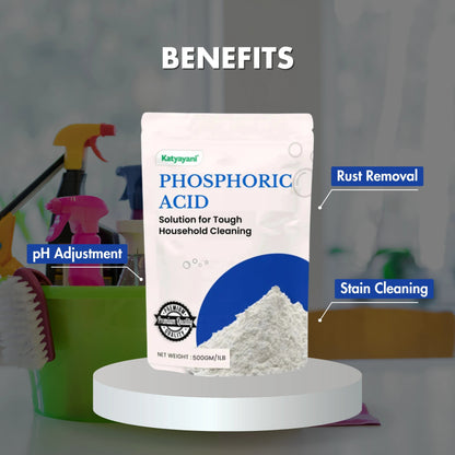 GGV Phosphoric Acid 500gm-Industrial Grade | Powerful Cleaning Agent Green Garden Vibes Grades