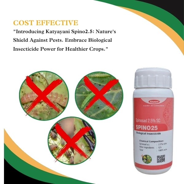 GGV Spinosad 2.5 % SC (Organic Insecticide for Home & Commercial Use) Green Garden Vibes Canada