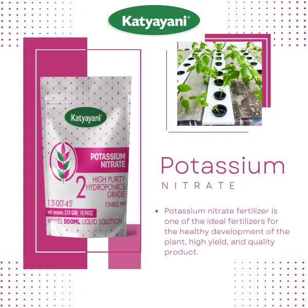 GGV Potassium Nitrate Powder 310 gm | Premium-Grade for Plants & Agriculture Green Garden Vibes Hydroponics