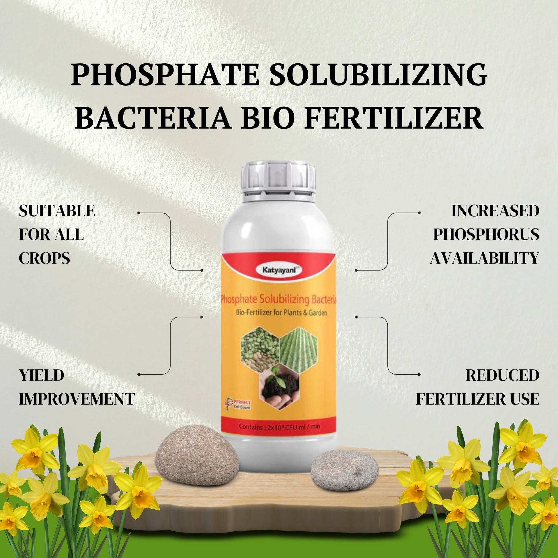 GGV Phosphate Solubilizing Bacteria Bio fertilizer Green Garden Vibes Canada