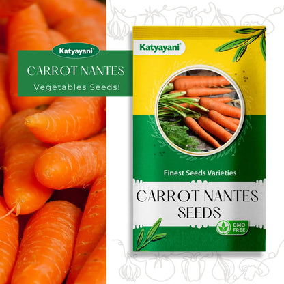 GGV Carrot Nantes (improved) Vegetable Seeds