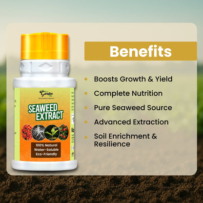 GGV Organic Seaweed  Extract  Fertilizer Green Garden Vibes
