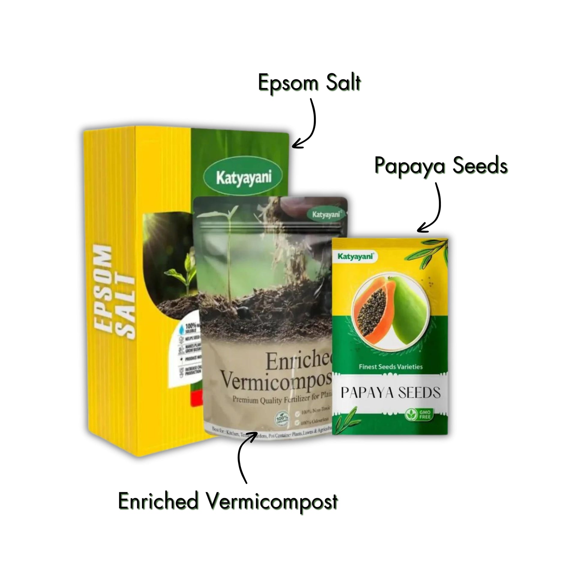 GGV Papaya Grow It Yourself Kit Green Garden Vibes Grades