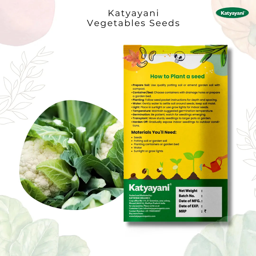 GGV Cauliflower Vegetable Seeds