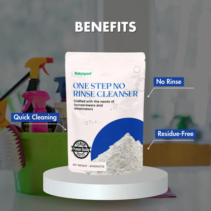 GGV One Step No Rinse Cleanser 454 gm (1lb)-Cleaning Grade Green Garden Vibes Grades