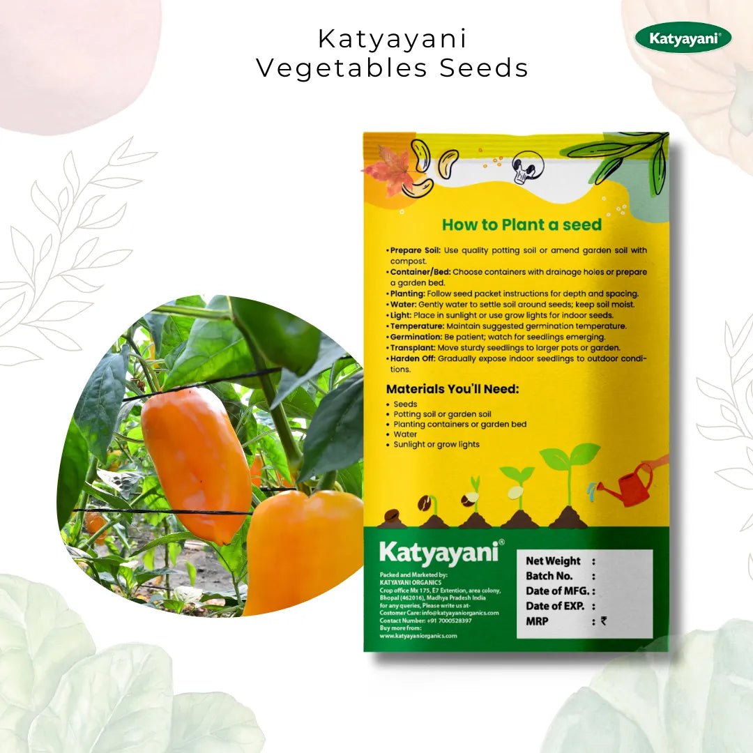GGV Yellow Capsicum Seeds