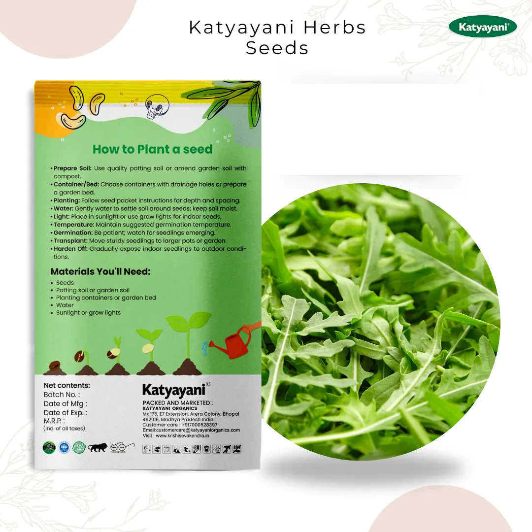 GGV Arugula (Rocket leaves) Herb Seeds