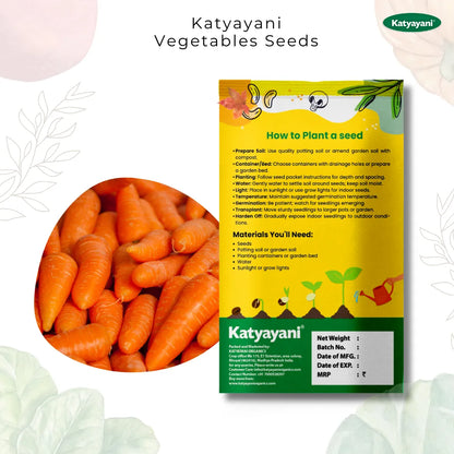GGV Carrot Nantes (improved) Vegetable Seeds