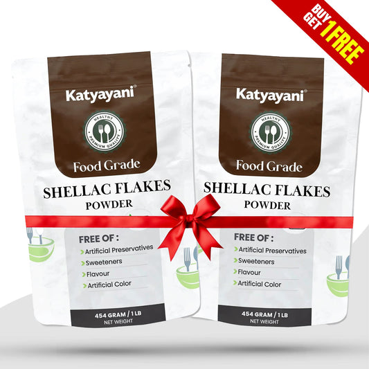 GGV Shellac Flakes 454 gm (1 lb) – Food Grade | Buy 1 Get 1 Free | Natural Edible Resin for Food, Confectionery, and Coating Green Garden Vibes Canada