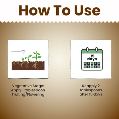 GGV Organic Premium Rock Phosphate (Boost Root Growth & Flowering) Green Garden Vibes Canada