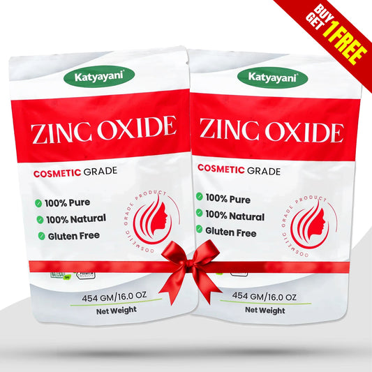 GGV Zinc Oxide 454 gm (16 OZ) – Cosmetic Grade Powder | Buy 1 Get 1 Free | For Sunscreen, Skincare, and Cosmetic Formulations Green Garden Vibes Canada