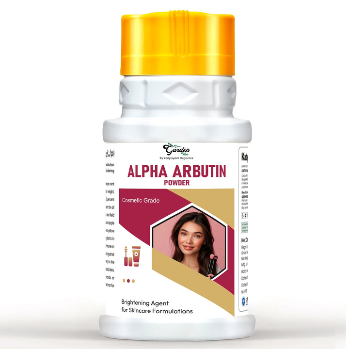GGV Alpha Arbutin Powder | Cosmetic Grade Brightening Agent for Skincare Formulations Green Garden Vibes Grades