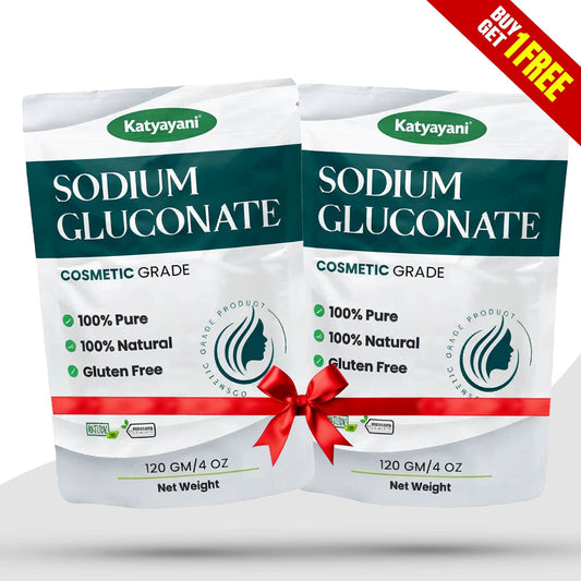 GGV Sodium Gluconate Powder 120 gm (4 oz) – Cosmetic Grade | Buy 1 Get 1 Free | Chelating Agent & pH Regulator for Skincare Formulations Green Garden Vibes Canada