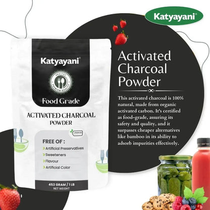 GGV Charcoal Powder 453gm (1lb)-Food Grade Green Garden Vibes Grades